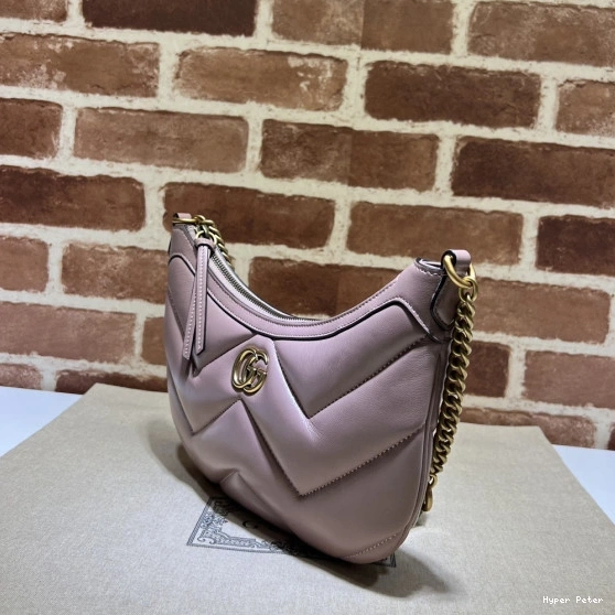 Hyperpeter half-moon-shaped GG GUCCI Marmont small bag 0726